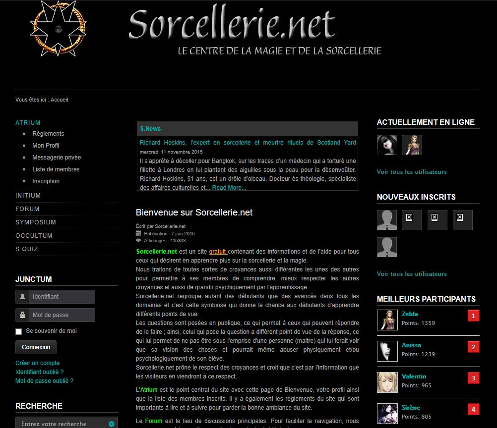 S.net 2015 Sorcellerie.net 2015